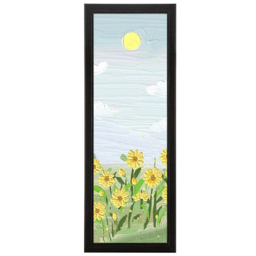 10x30 Wood Frame Black, Rustic Natural Wooden 30x10in Poster Picture Frame, Distressed 10 x 30inch Woodgrain Gallery