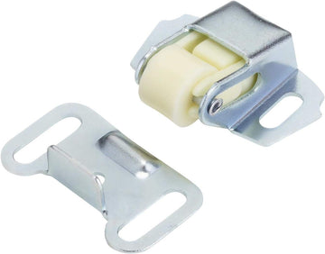 10 Pack Hardware Roller Wheel Spring Cabinet Furniture Closet Door Catch Latch Holder in Zinc Finish with Screws, ROKRC