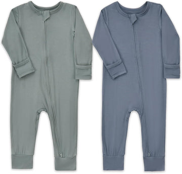 Unisex Rayon of Bamboo Baby Footless Pajamas Romper