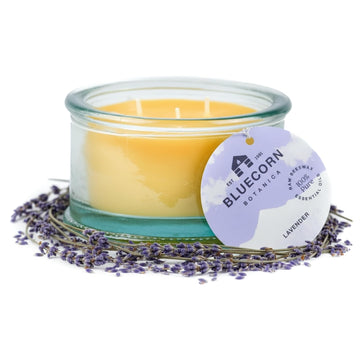 Botanica Beeswax 3-Wick Candle, 10 oz, Lavender Essential Oil