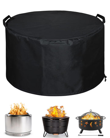 Fire Pit Cover Round for Yukon 27"-29", Waterproof