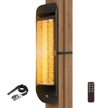 ZeboZap 1500W Infrared Electric Patio Heater for Gazebos, Pergolas, Decks, Garages, Backyards & Restaurants