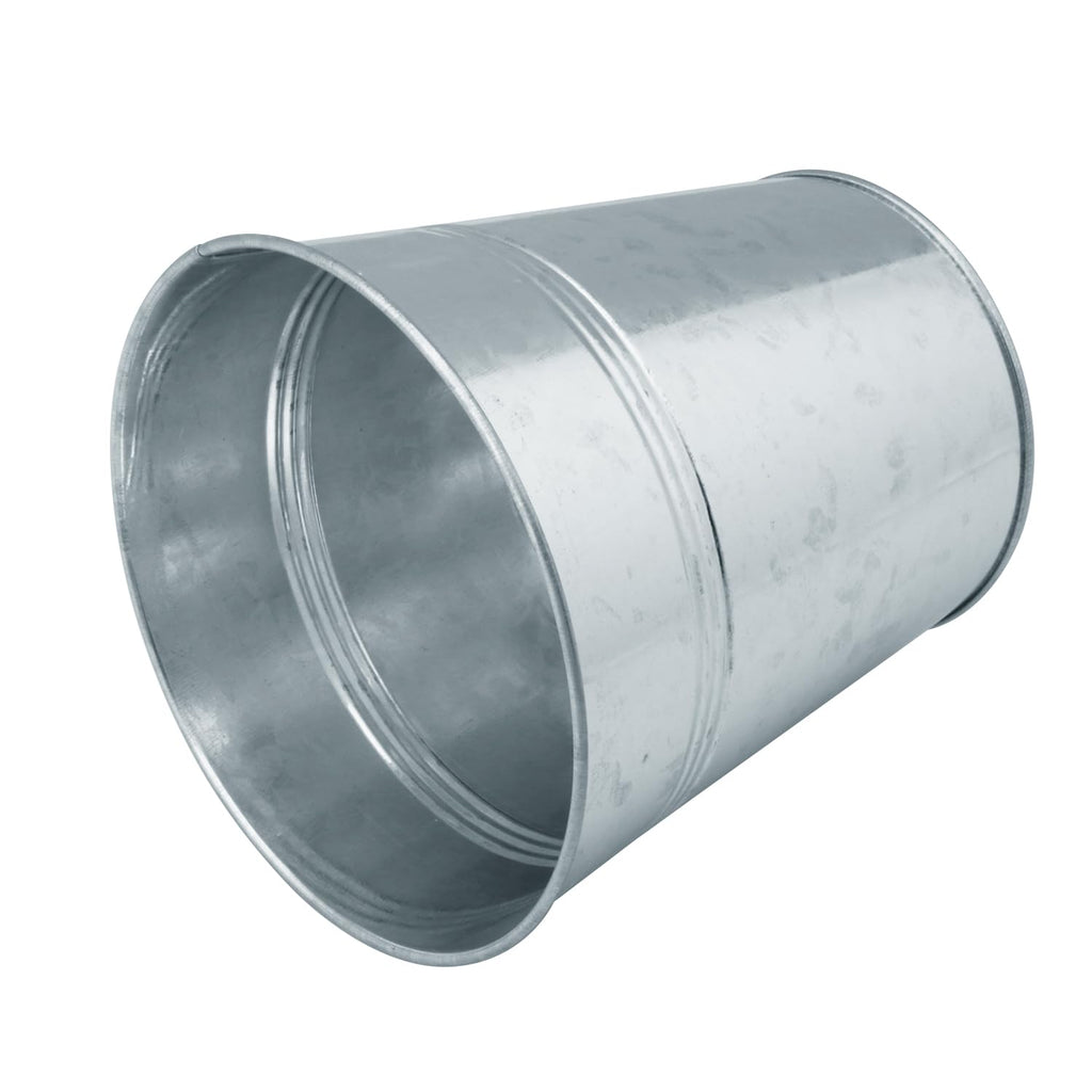 25 Pack Round Metal Bucket, 4.72 x 4.72 x 3.54 Inch, Galvanized Metal Planters for Balcony Garden Decor, Parties