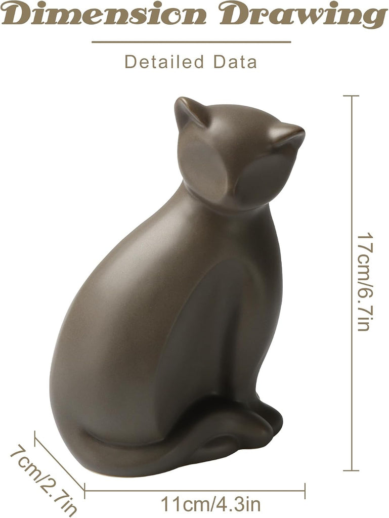 Pet Urns for Cats, Elegant Ceramics Keepsake for Pet Ashes