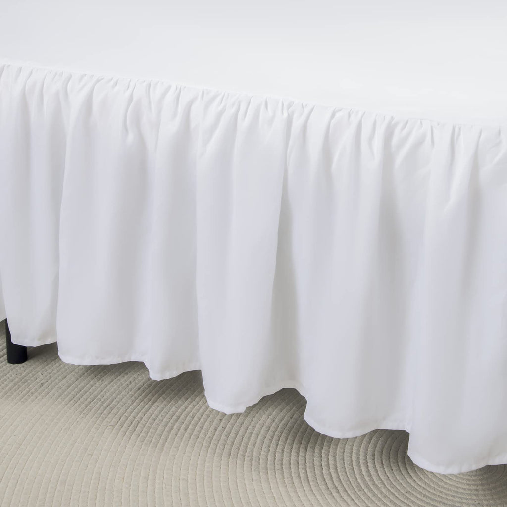 Bed Skirt Full Size Ruffled Bed Skirts with Split Corners