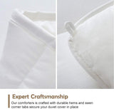 100% Cotton Lightweight Down Alternative Comforter, Queen (88x88)