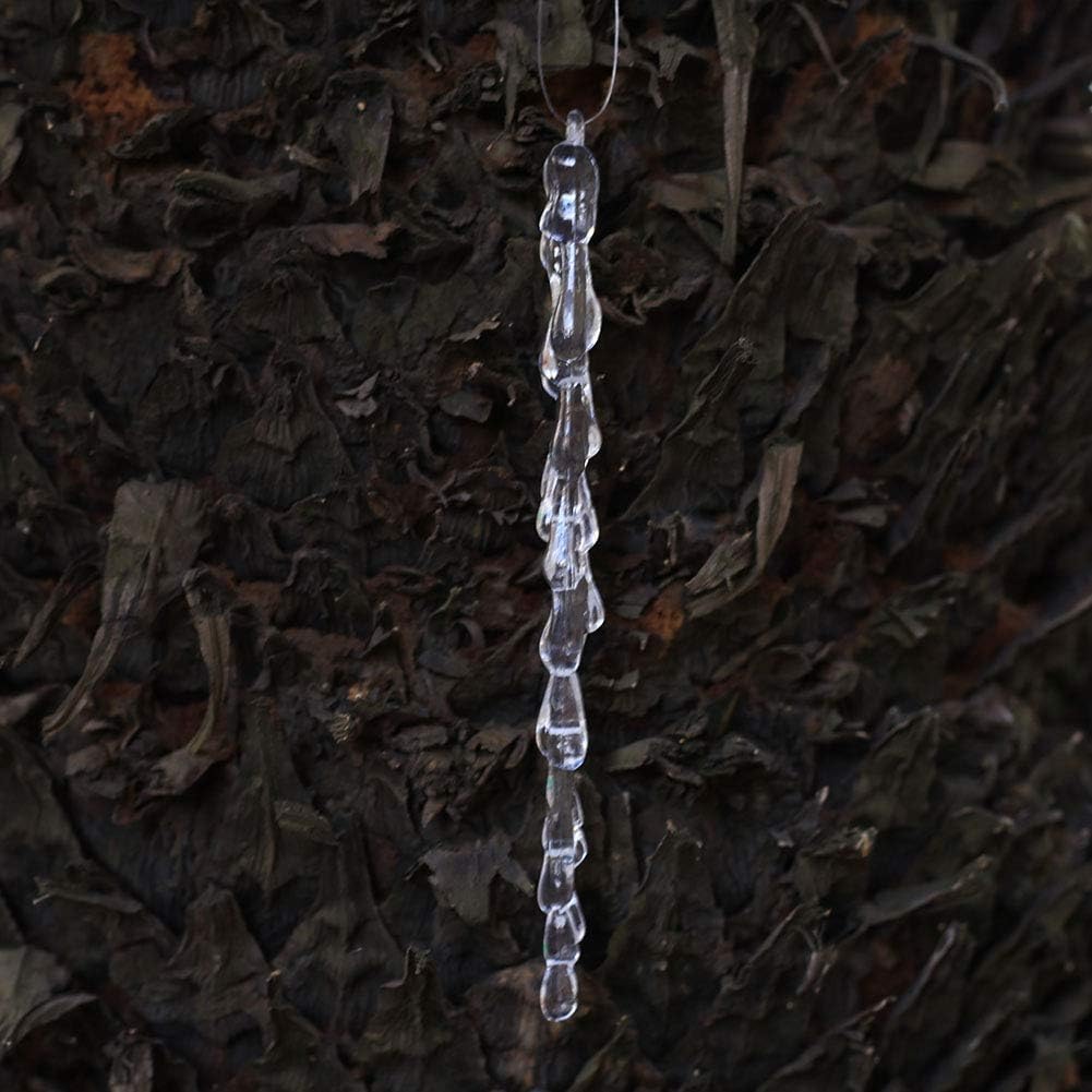 Icicles Ornament Set - Christmas Decoration Acrylic Clear icicles Set ( Icicle Ornament) - Set of 25