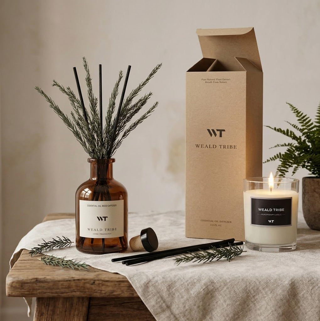 Balsam Fir Scent Reed Diffuser Set Air Fresheners