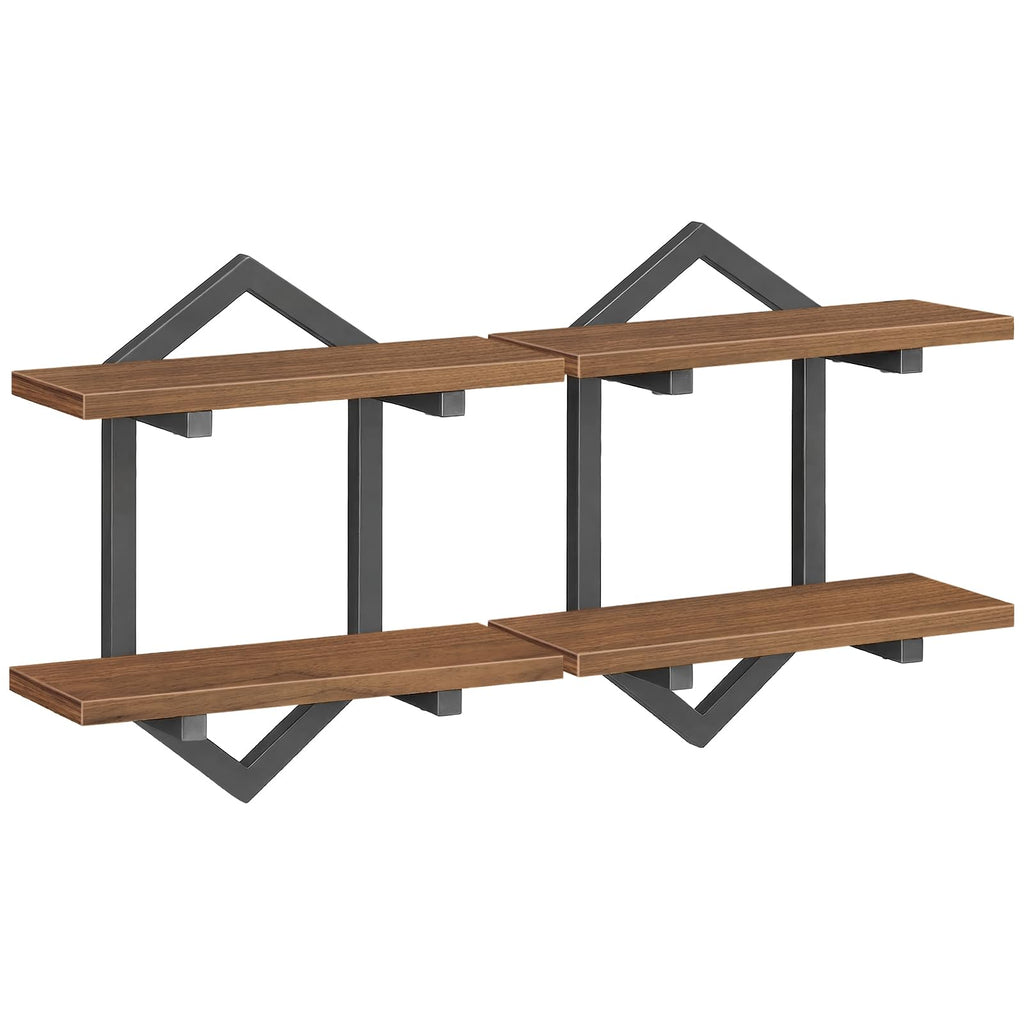 Floating Shelves for Wall, Set of 2 Wall Shelf, 15" Hanging Shelves