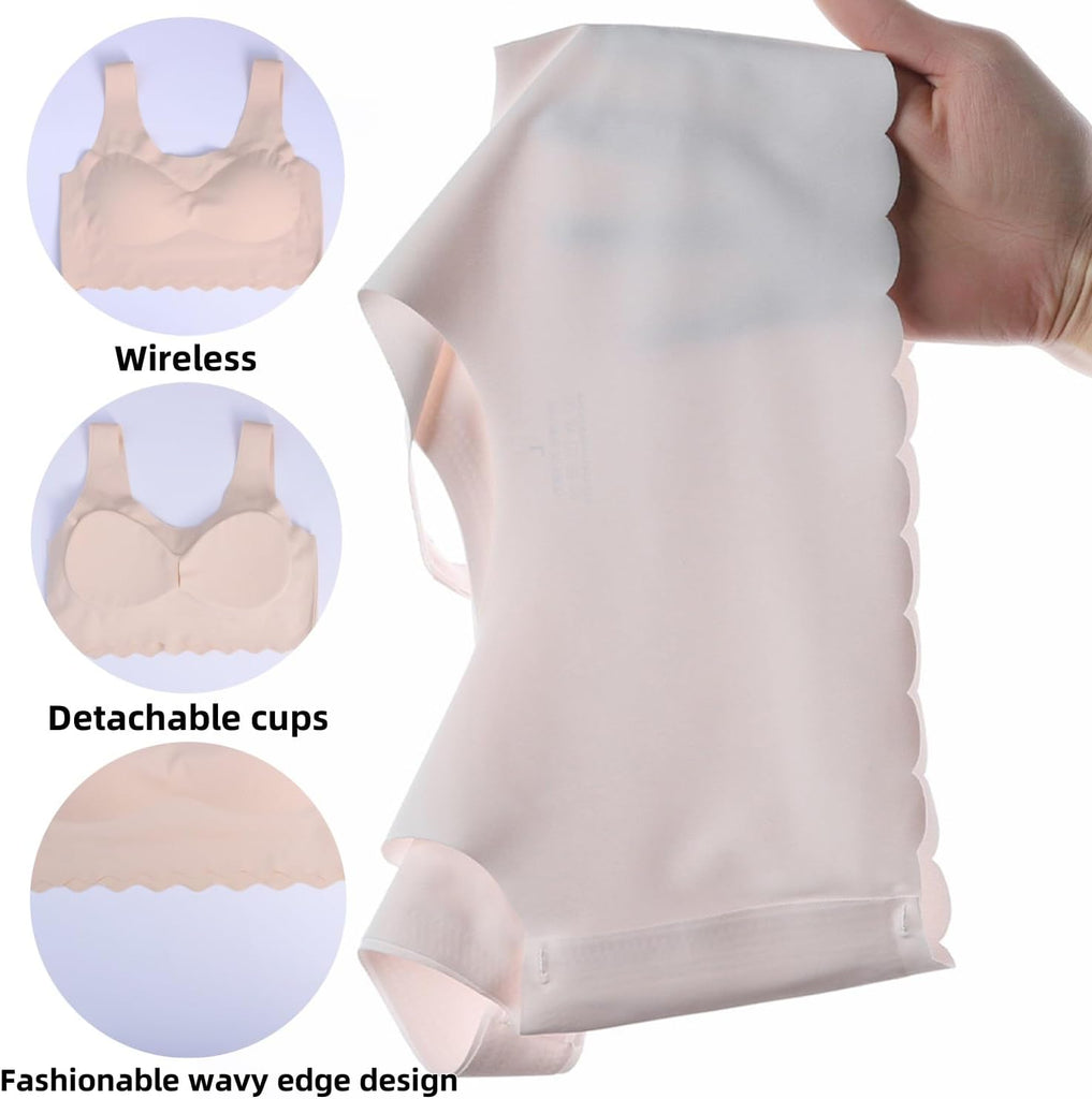 Teen Girls Seamless Training Bra with Removable Padding Multipack