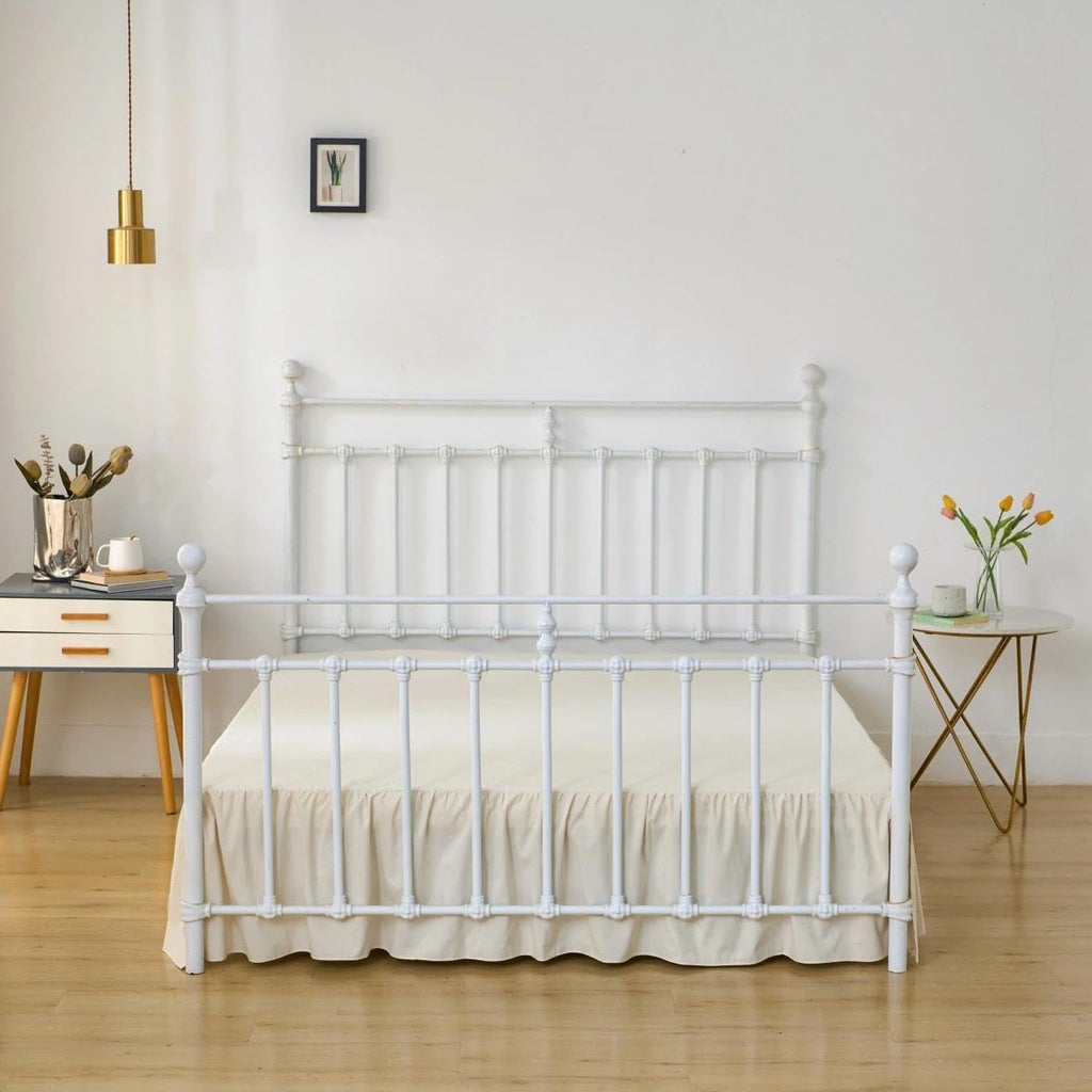 Bed Skirt Ruffled Bed Skirts with Split Corners