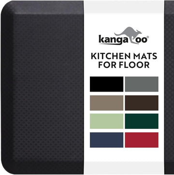 Anti Fatigue Mats Floor, 3/4 Inch Thick Cushioned Ergonomic Mat, Reduce Foot Pressure, Waterproof Comfort Rug for
