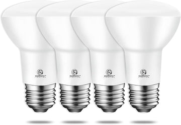 Energetic 4-Pack BR20 LED Bulb 5000K Daylight 6.5W=45W, 500 Lumen