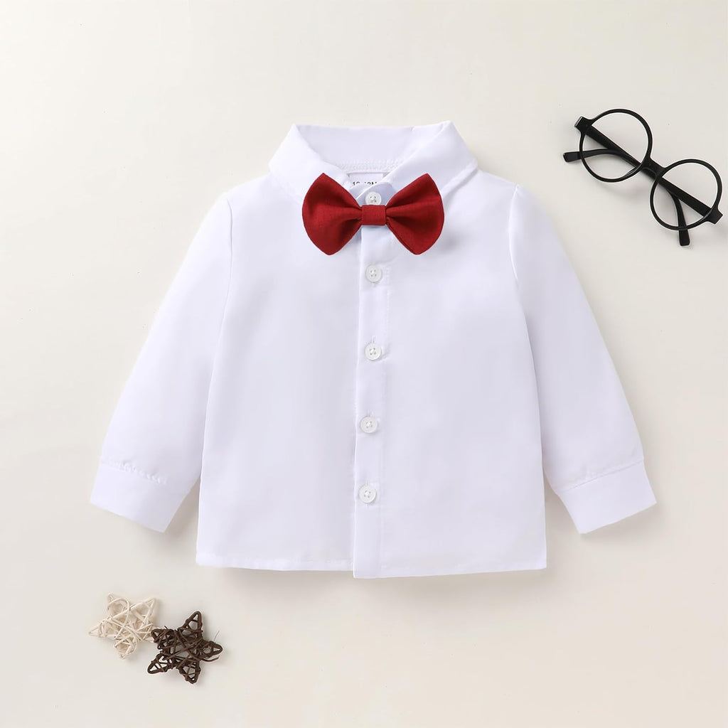 Toddler Boy Suit Formal Outfit Wedding Clothes Set