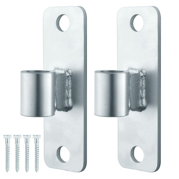 2 Pack Wall Mount Gate Hinge Fit 5/8" Pin Fence Post Hinge with Screws