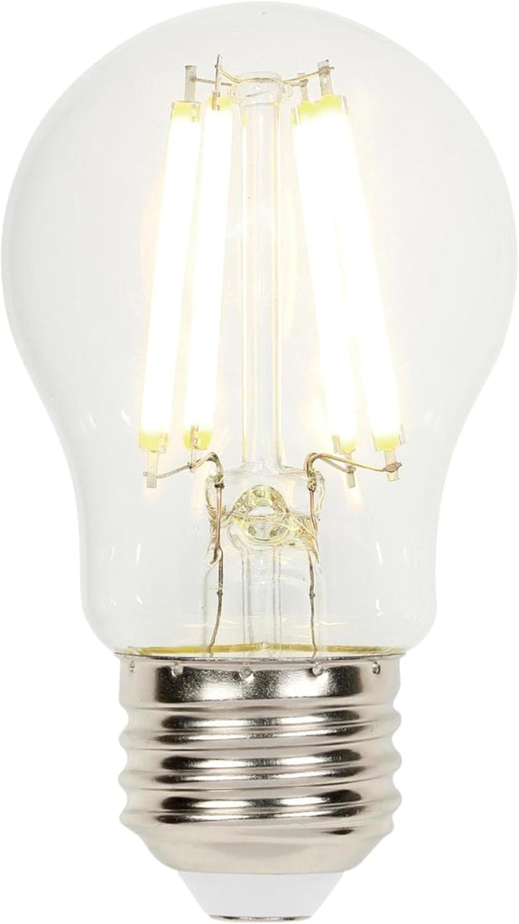 9 Watt (100 Watt Equivalent) A15 Dimmable Clear Filament LED Light Bulb, Medium Base, 6 Pack