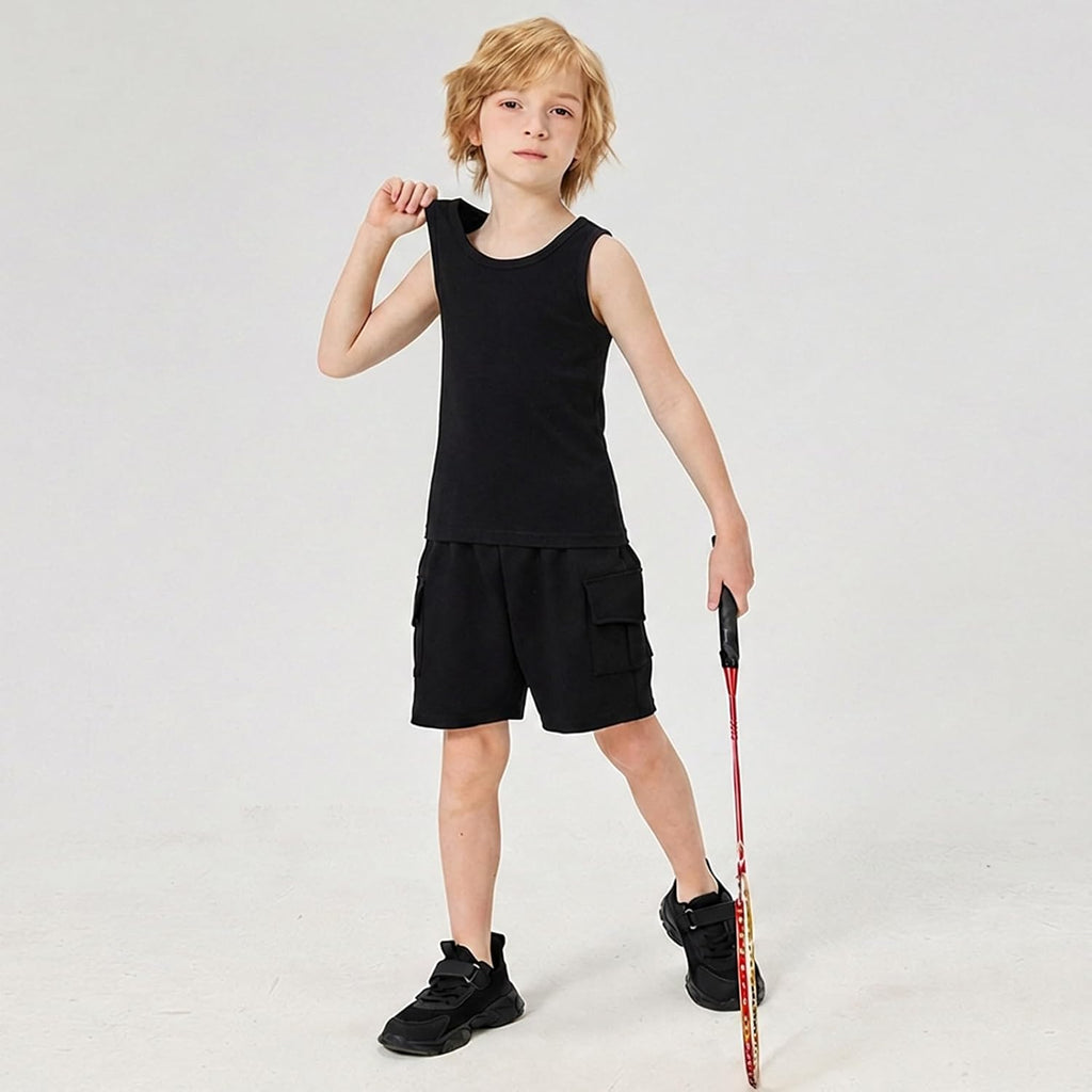 Pack Boys Tank Tops Cotton Kids Sleeveless Tops Boys Undershirts
