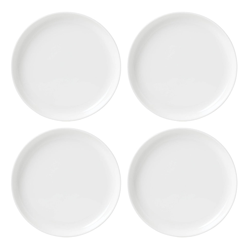White 24 Seven Piece Dinnerware Set, 12 Count, Dorm Necessities, Dorm Essentials