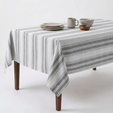Tablecloth Cotton Tabletop 60x102 (8-10 Seats) CurtisStripes