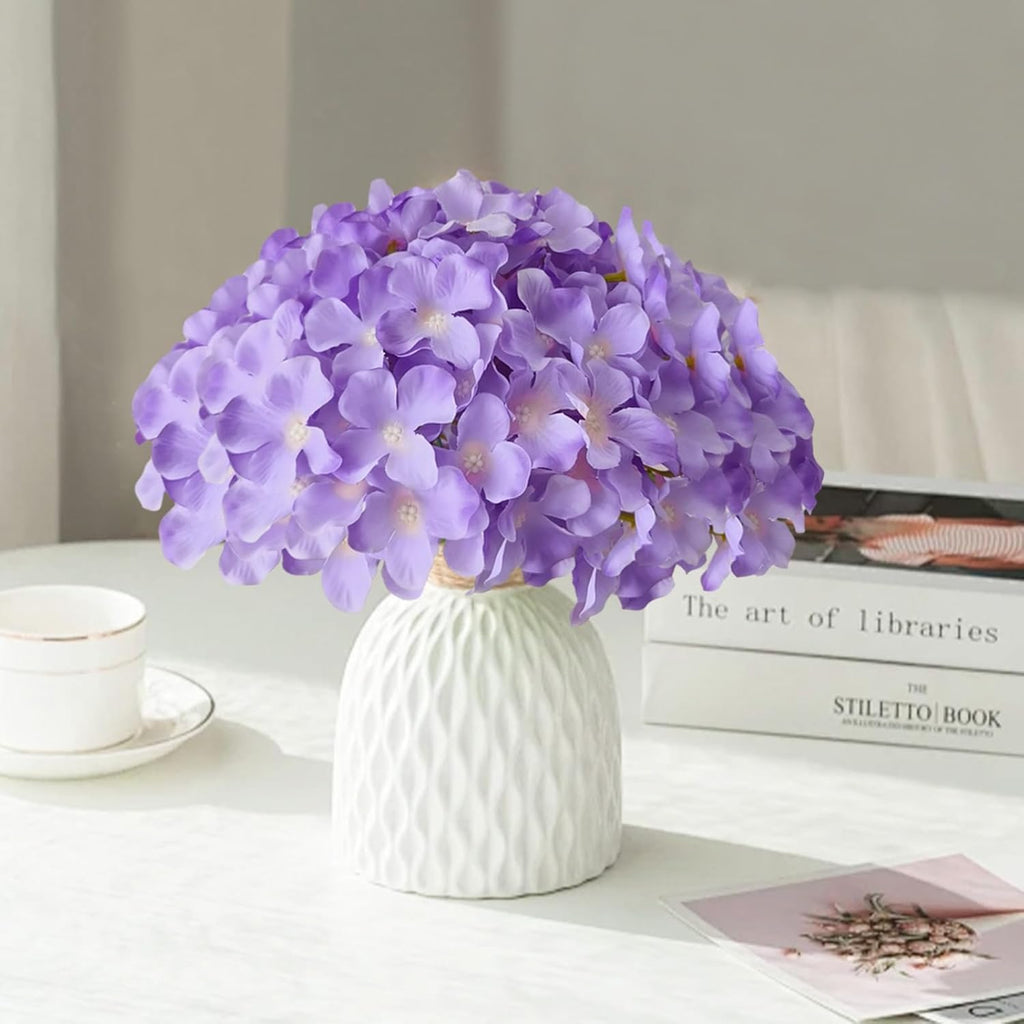 100 Pcs Faux Purple Artificial Bulk Fake