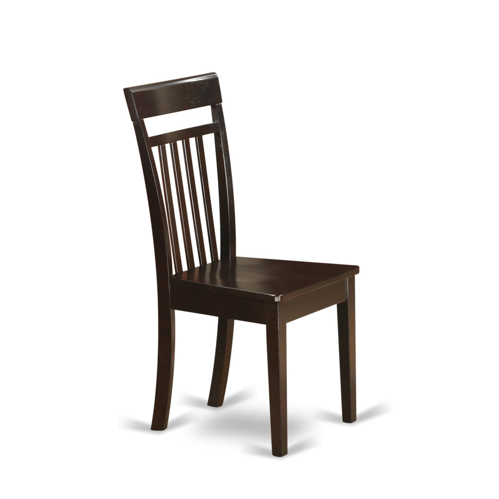 West Furniture 6 Piece Kitchen Table Set Contains a Rectangle Dining Table and 4 Dining Chairs with a