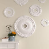 Heaton Ceiling Medallion 27 1/2"OD x 3 7/8"ID x 2 1/4"P (Fits Canopies up to 6 1/2") Factory Primed