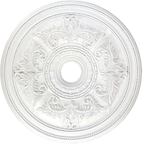 Ceiling Medallion, White, 0.1 x 0.1 x 1.5