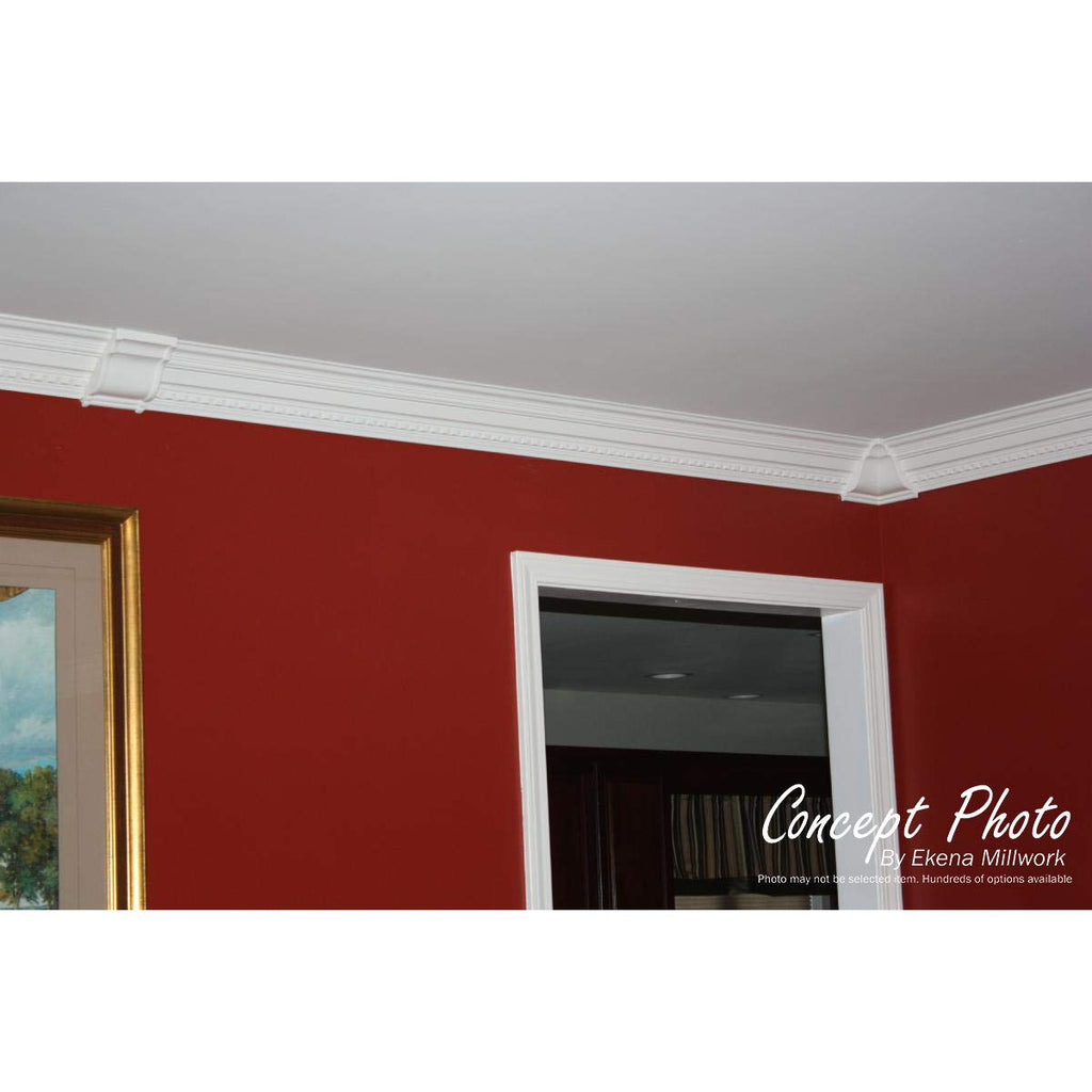 Inside Corner for Jefferson Traditional Smooth Crown Moulding, 2 1/4"P x 2 1/4"H (matches moulding