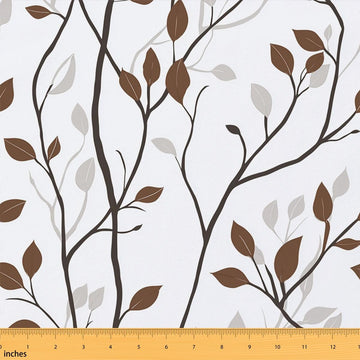 Tree Branches Fabric By the Yard, 1 Yard