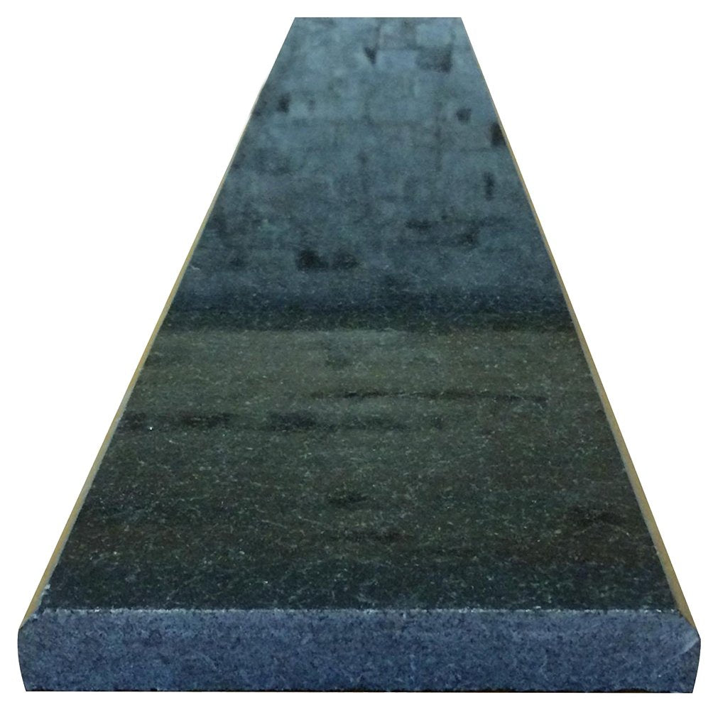 Absolute Black Granite Doorway Threshold Tile (Marble Saddle) Polished for Floor Transition, Window sill, Maintenance