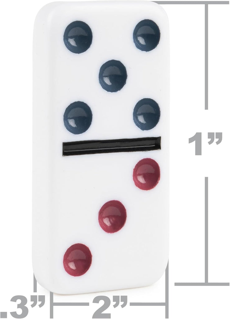 Double 9 Dominoes Set in Storage Tin Classic Tile Game