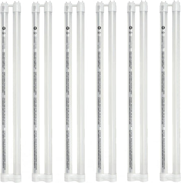 T8 U Bend LED Tube Light with Safety Shield 12W 4100K Cool White 1200 Lumen G13 Bi-Pin Base U-Bent Fluorescent Light