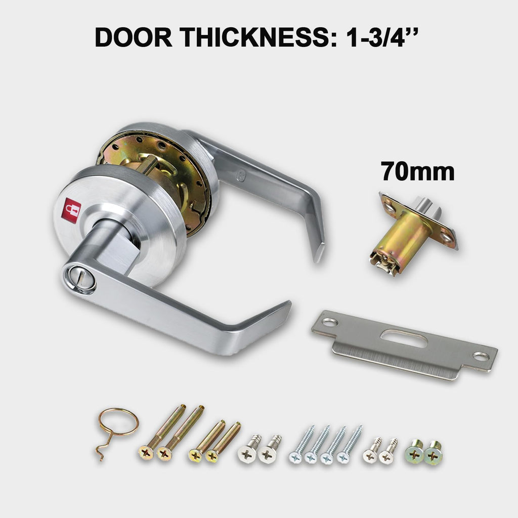 Privacy Commercial Door Locks , Heavy Duty Grade 2 Lever