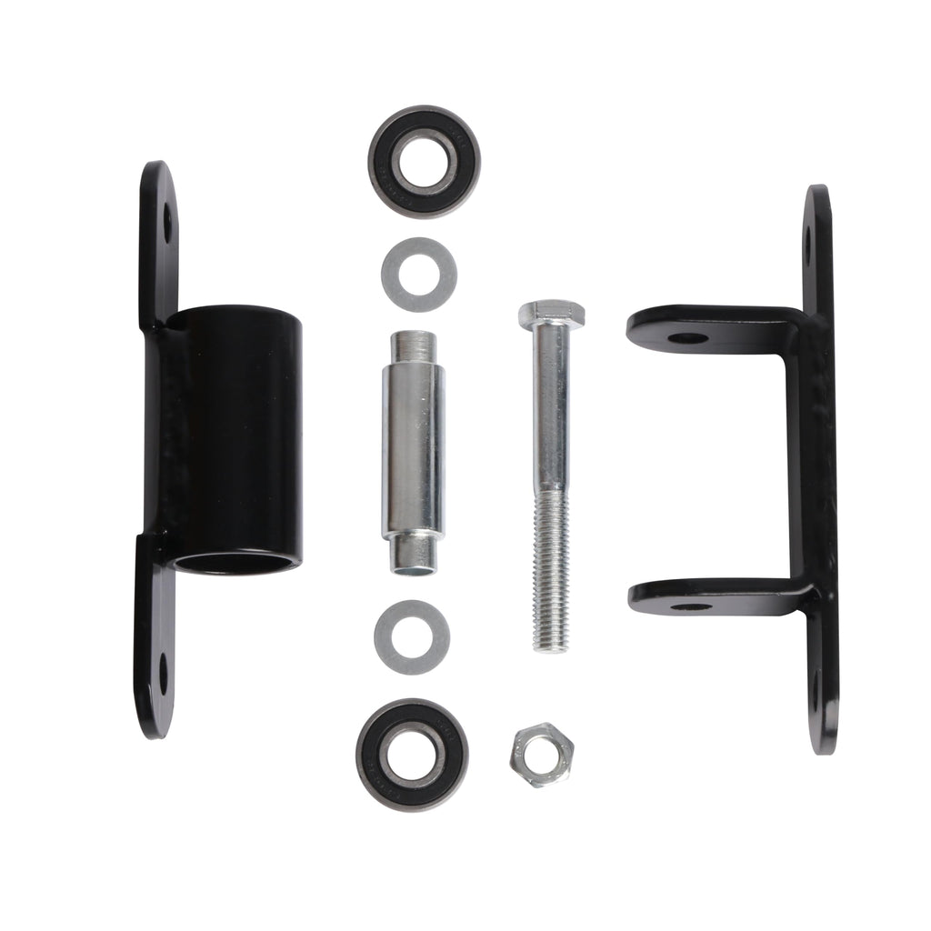 Heavy Duty Gate Hinge 7 inch, Black Outdoor Bolt on Gate Hinge
