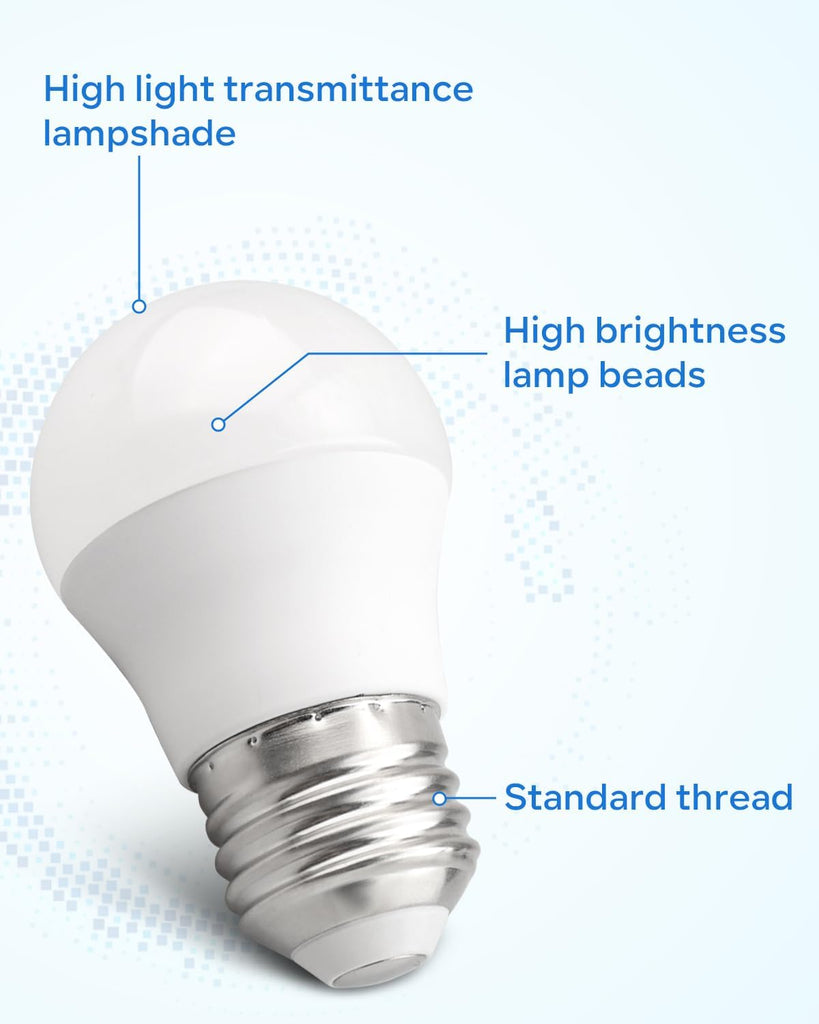 2Pcs Refrigerator LED Light Bulb Lamp Fit for Whirlpool W11338583 W11043014 W10565137 W10745744 W11196500