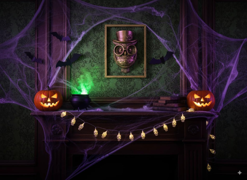 Animal Heads Wall Decor (Includes Metal Frame) Halloween Resin Animals Sculptures Head Wall Hanging Decoration Gold