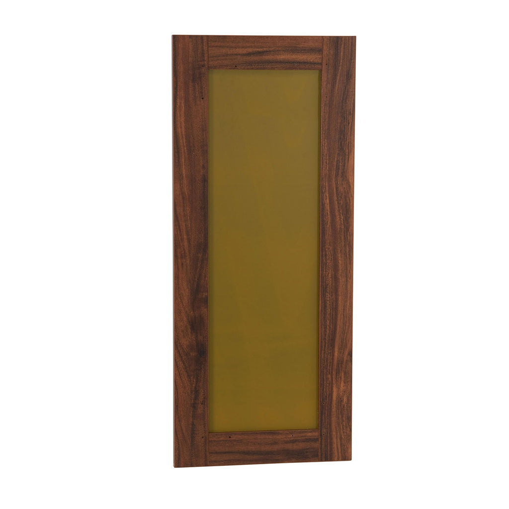 Rectangle Wall Mirror Décor, Hickory Finish