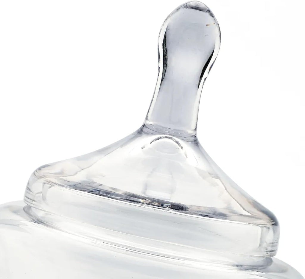 Handblown Glass Apothecary Jar with Finial Lid - 11" - Clear