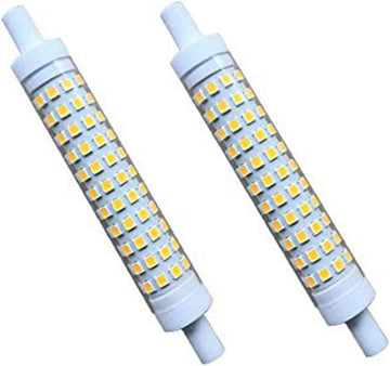 10W 118mm R7S LED Light Bulbs,100W Halogen Equivalent,110V Dimmable,3000K Warm White,Double Ended J Type Halogen