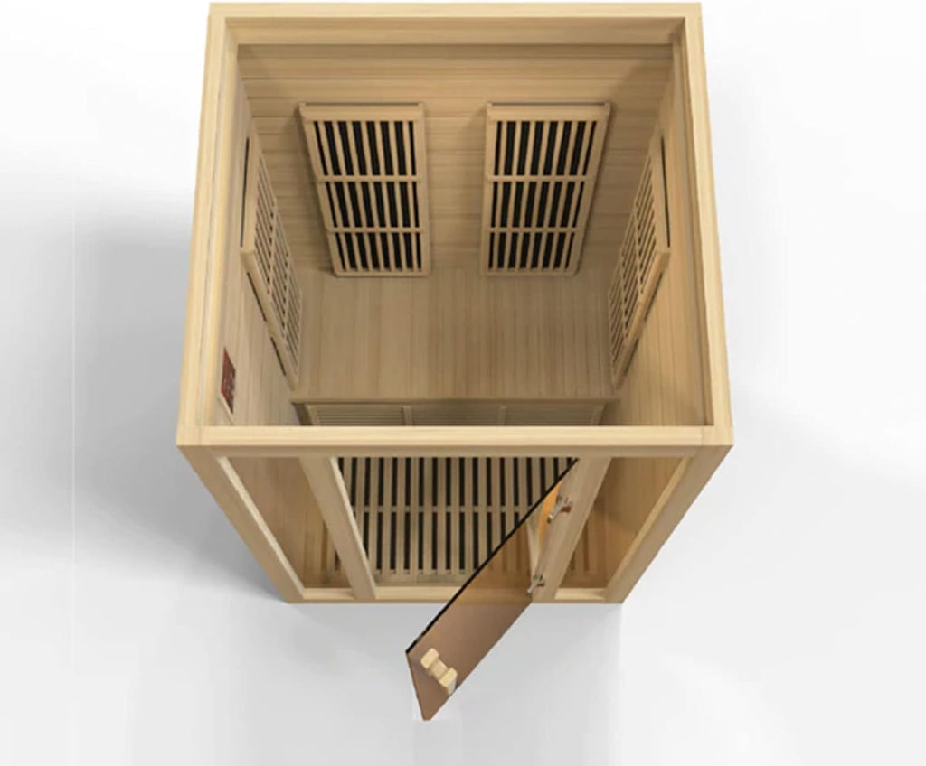 Seattle Carbon Far Infrared Sauna for 2 Persons, Hemlock Wood A129-B01HEZW74A