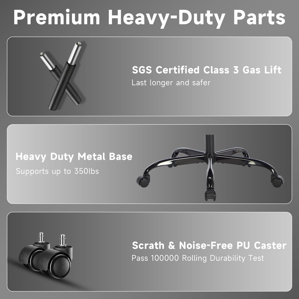 Gaming Chair with Footrest and Massage Lumbar Support, Ergonomic Computer Gamer Chair, Office Video Game Chairs with