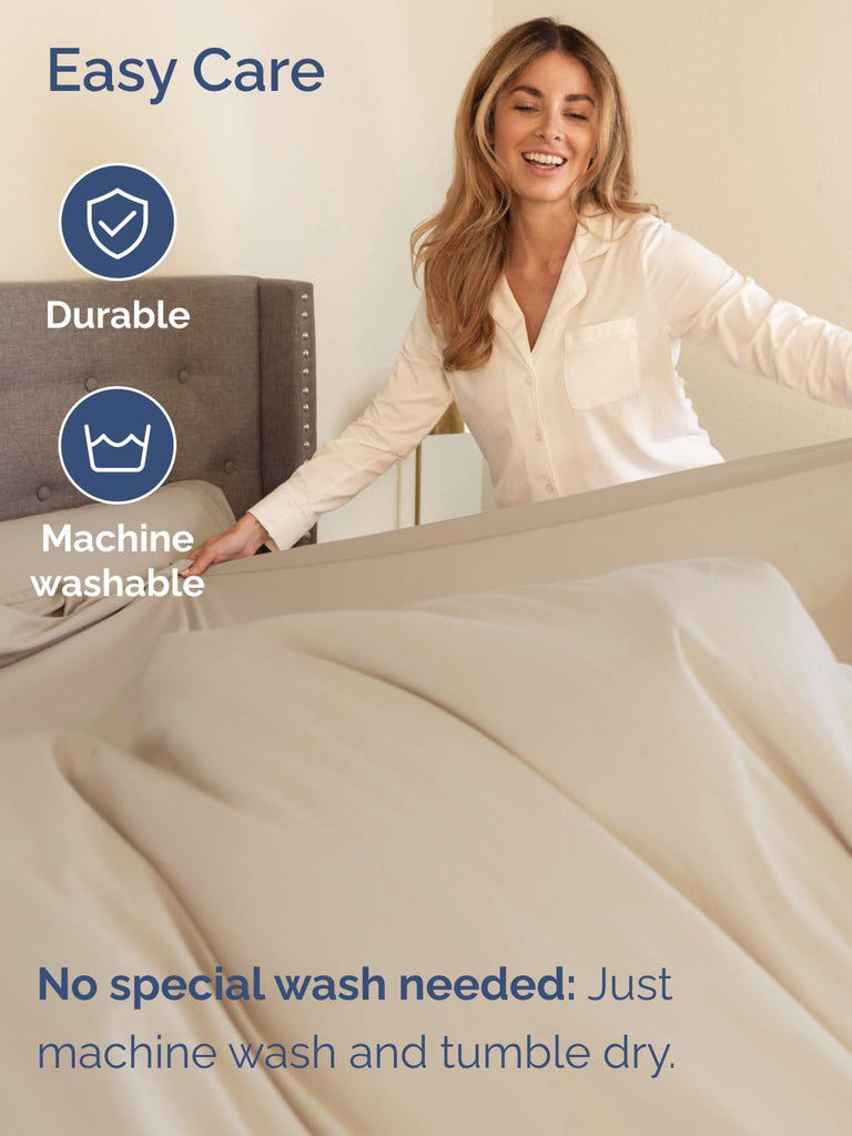 Extra Deep King Sheet Set - 6 Piece Breathable and Cooling Sheets - Hotel Luxury Bedding for Women, Men, Kids & Teens