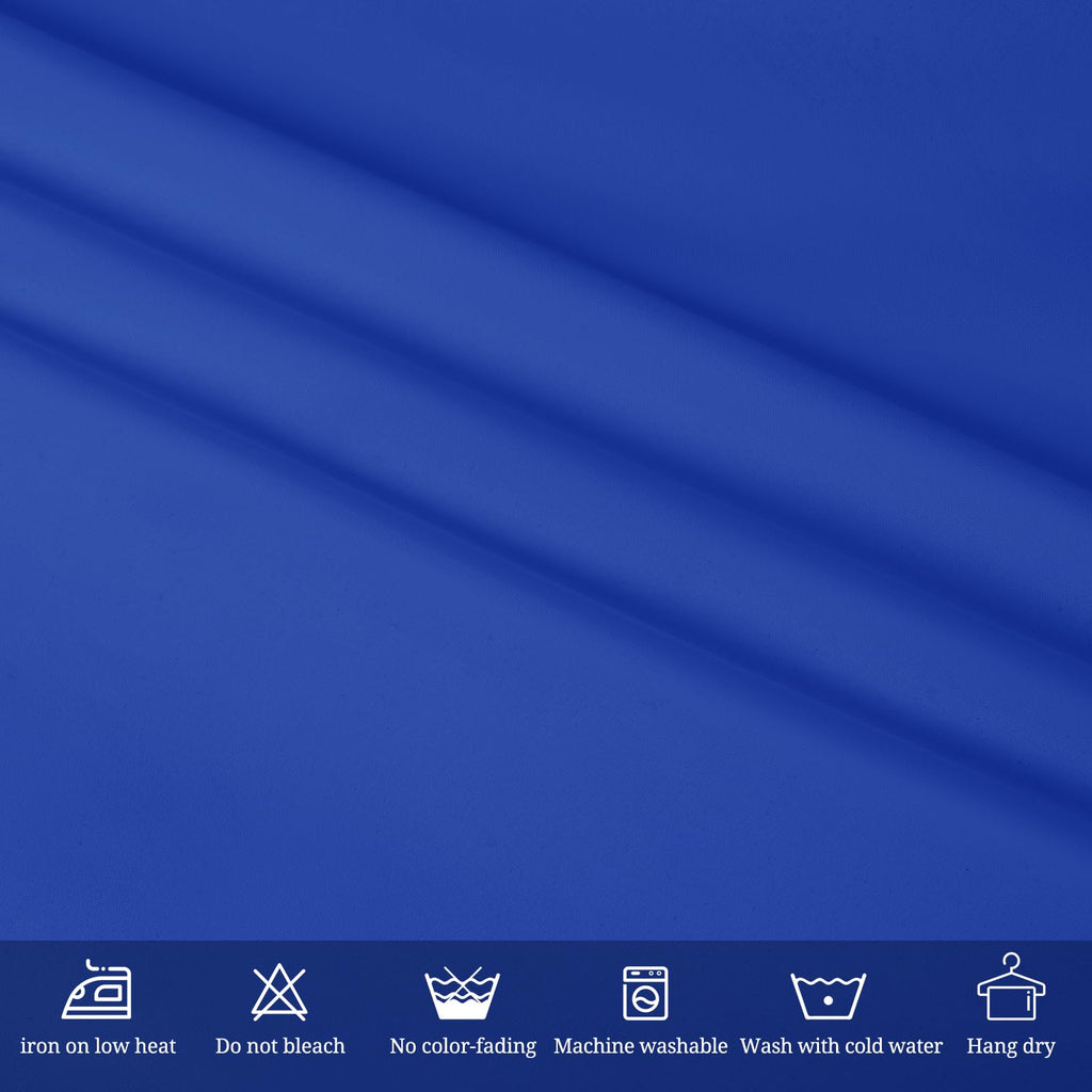 10 Packs 90 Inch Royal Blue Round Polyester Tablecloths