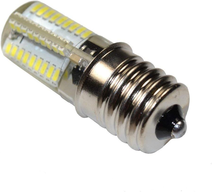 E17 Base 72 SMD 3014 Silicone Crystal LED Bulbs Dimmable 110V Warm White Compatible