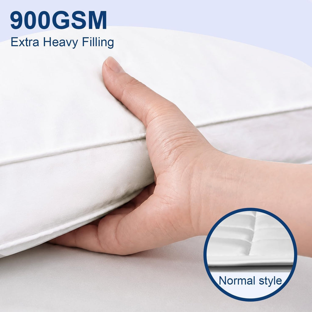 Full Mattress Topper, Pillow Top Mattress Pad for Back Pain Relief | Cooling Bed Topper, Thick Mattress Cover, Deep