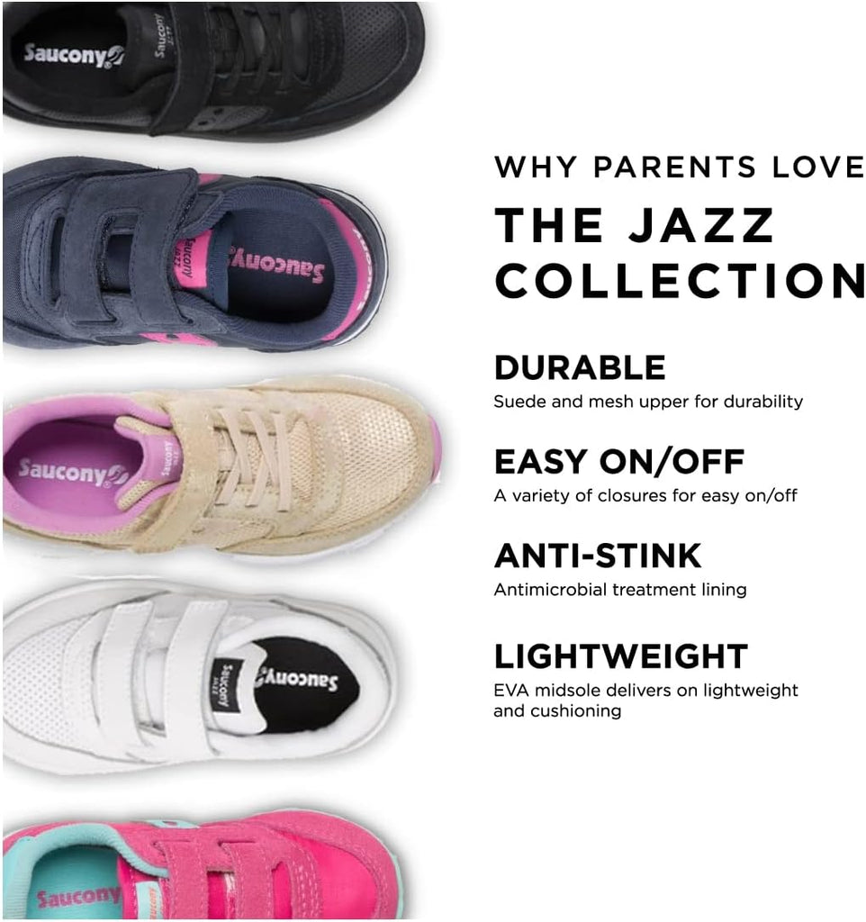 Unisex-Child Originals Jazz Hook & Loop Sneaker (Toddler/Little Kid)