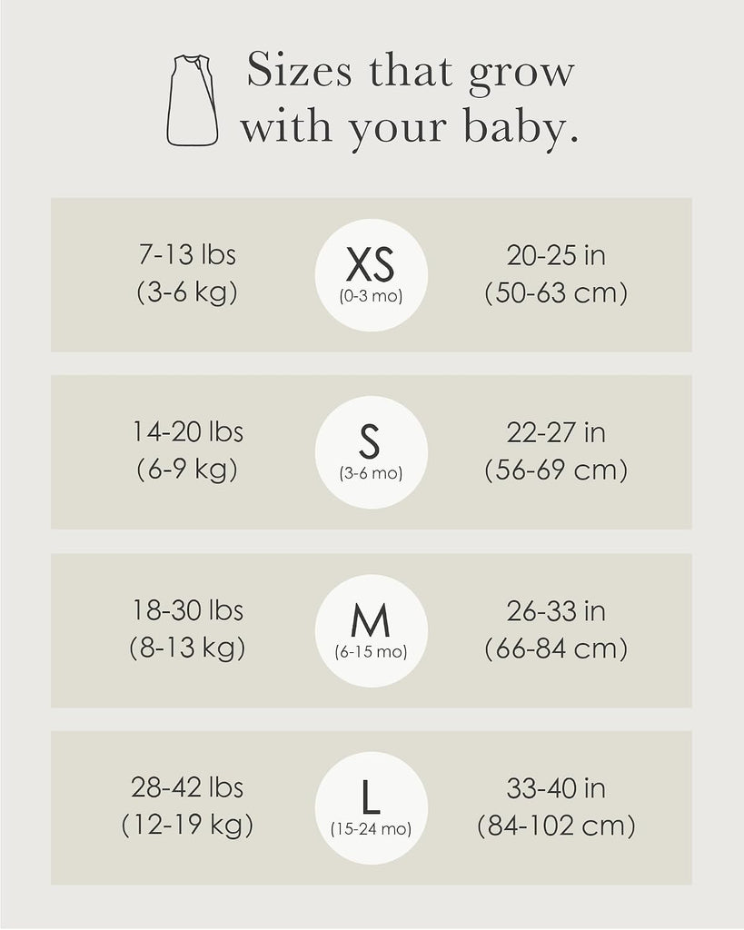 Bamboo Viscose Sleep Sack 1.0 Tog, Cozy Baby Sleeping Bag