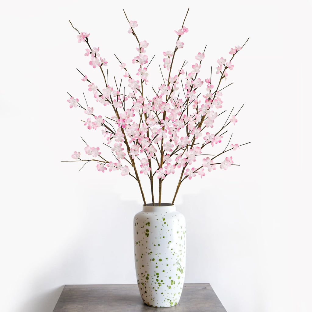 4 Pcs Artificial Cherry Blossom Flowers, 39", Pink