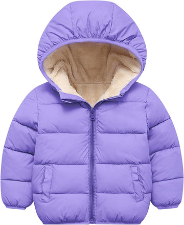 Toddler Winter Coats Fleece Thicken Jacket for Baby Girls Boy