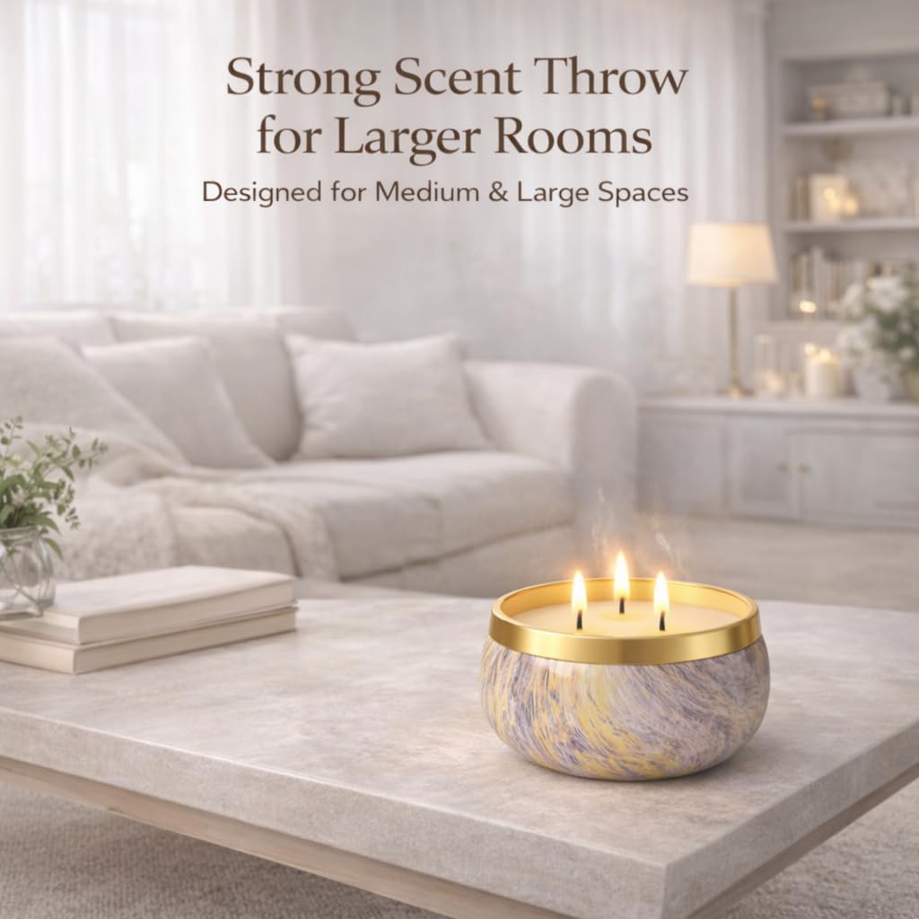 3-Wick Candle Gift Set, 3 Pack, 14 oz Each, Scented Candles - Set of 3